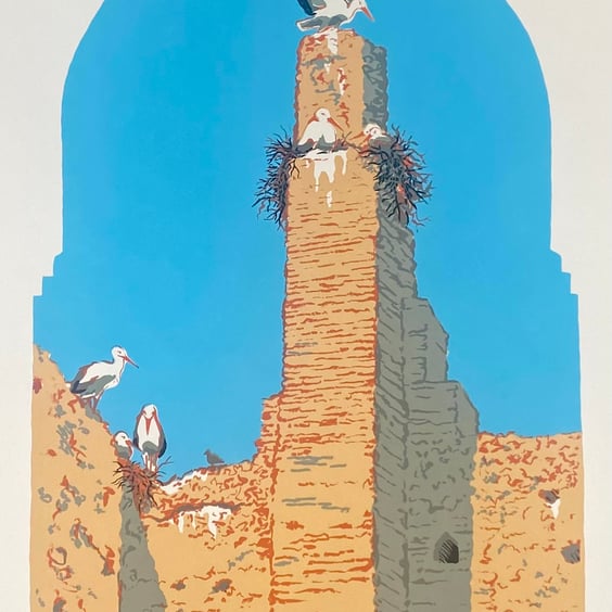 Storks of El Badi, Marrakech