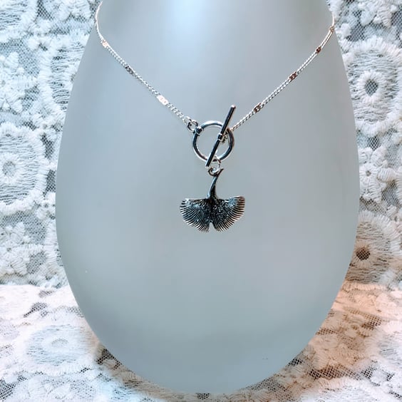 Ginkgo Leaf  Necklace.