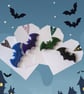 Resin Bat Brooch - Bogeyman Black