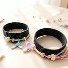 Ocean Echoes: Hand-Woven Mermaid Tail Parent-Child Bond Bracelet Set