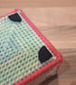 Container for small desk items - with lid and raised pattern - Image 5