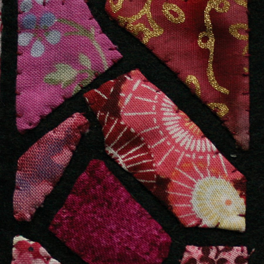 +Pink Stained Glass Self-Adhesive Notes+