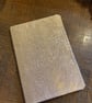 A5: Shiny Metallic Rose Gold colour soft leatherbound graph lined notebook  - Image 1