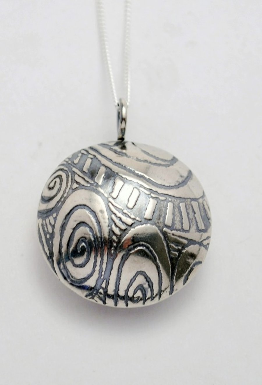 Sterling Silver Pattern Scent Locket