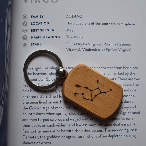 Constellation Keyring - Virgo