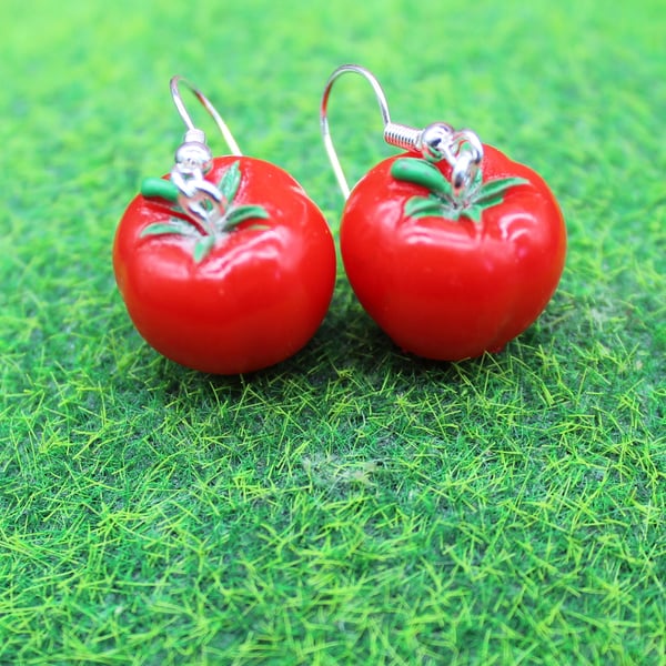 Tomato Earrings – Juicy Gardeners Delight