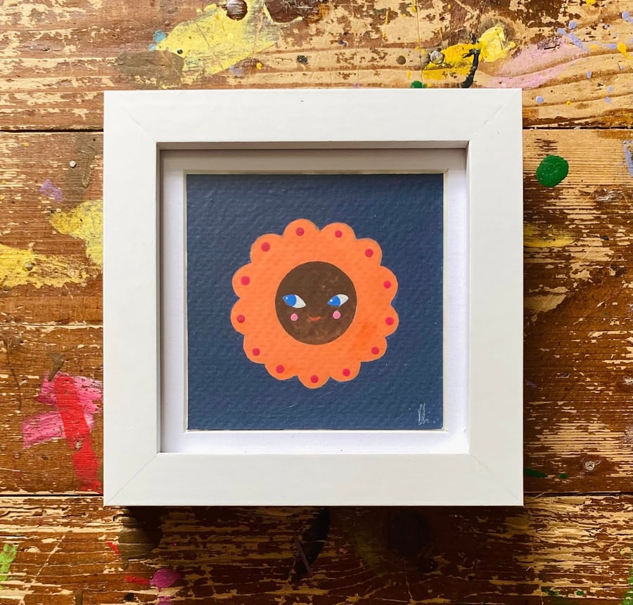 Poppet - Framed Original Illustration 