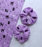 Cat Scrunchies, Halloween Scrunchies, Kitty Scrunchies, Witchy Spooky Scrunchies - Image 6