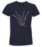 Refugees Welcome - Recycled blend Unisex Crewneck T-shirt - Image 3