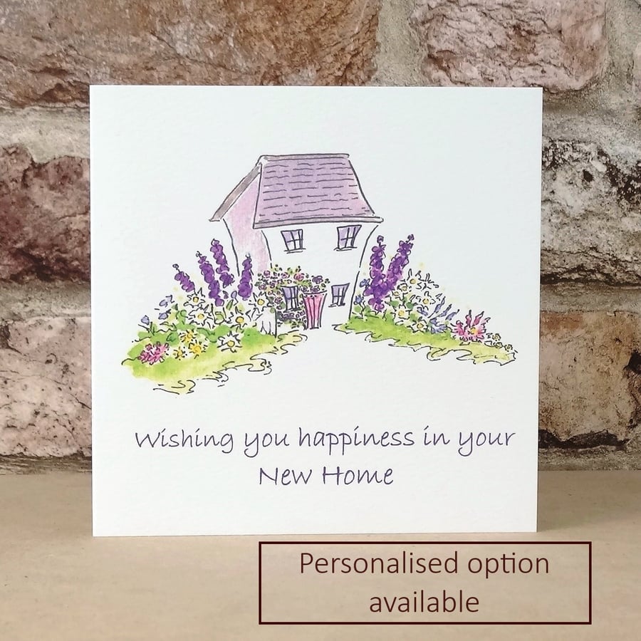 New Home Card Welcome - Personalised option available