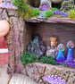 Enchanted Purple Mushroom Miniature Wall Cabinet - Image 7