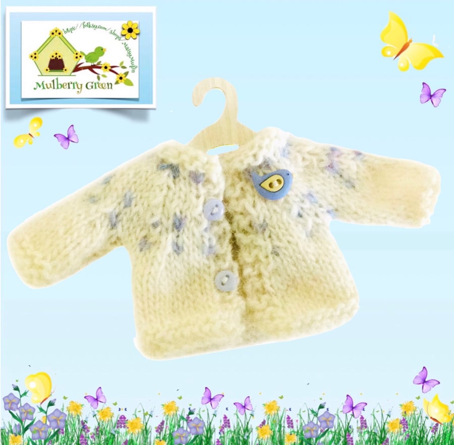 Reserved for Sue - Cream Lettlopi Cardigan 