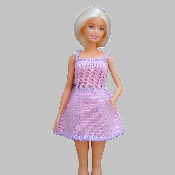 KNITTING PATTERN PDF Pink Outfit for Doll