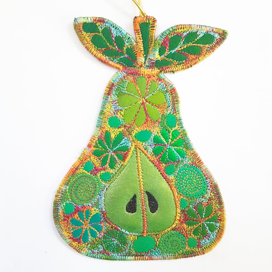 Green Pear Hanging Decoration 
