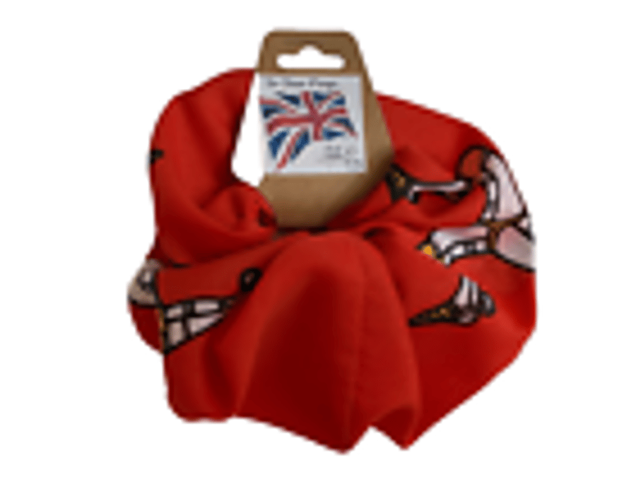 Isle Of Man Flag Hair Scrunchie Scrunchies Accessory Band Elastic