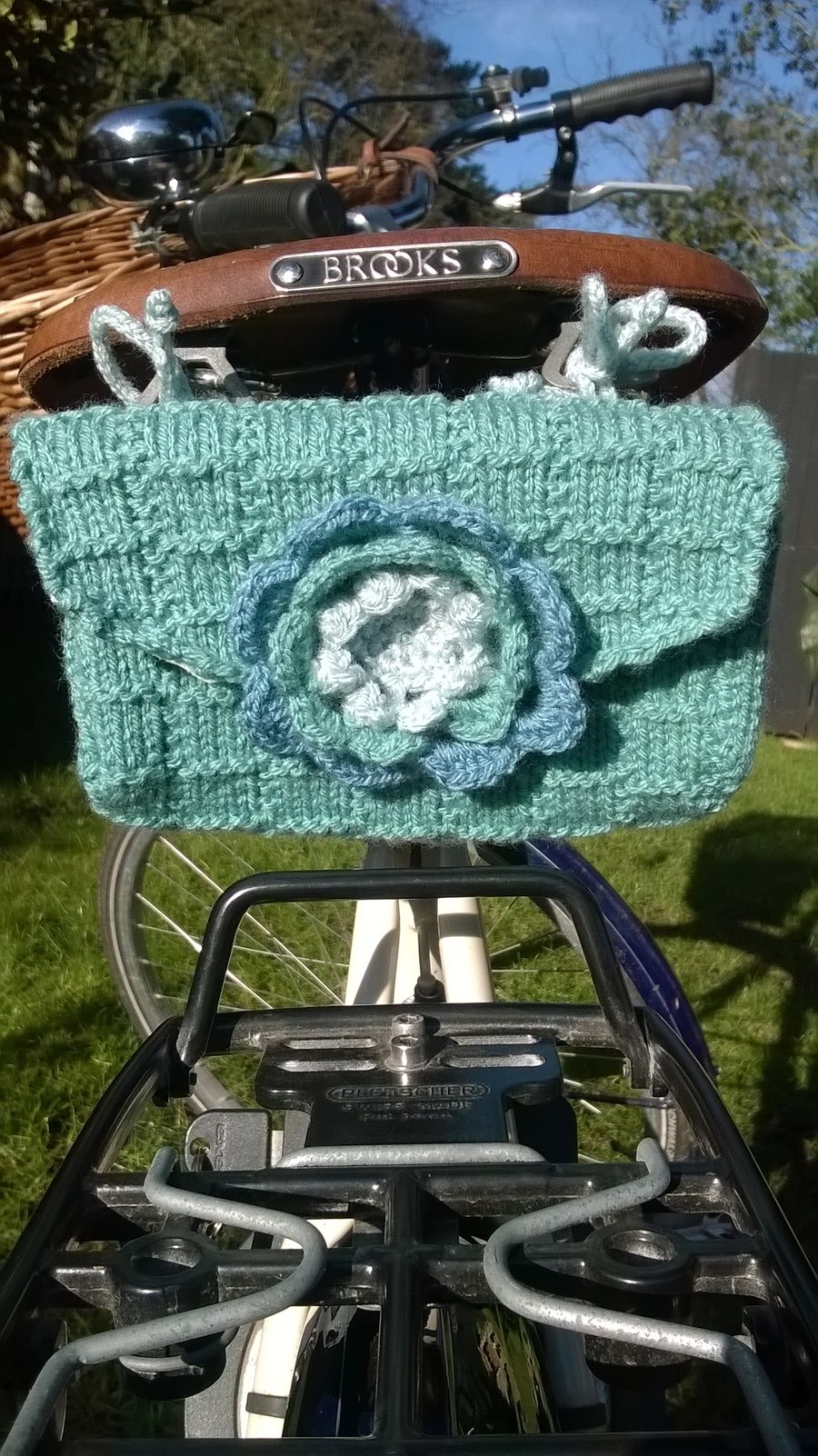 SALE. Saddle tool bag - green 