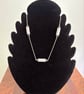 Triple bead necklace - white and black - Image 1