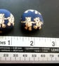 Set 4 Dancing Teddy Bear Buttons Handmade Unique Pur Silk 1inch - Image 2