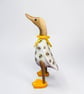 Decoupaged bamboo duck, bees, yellow - Image 10