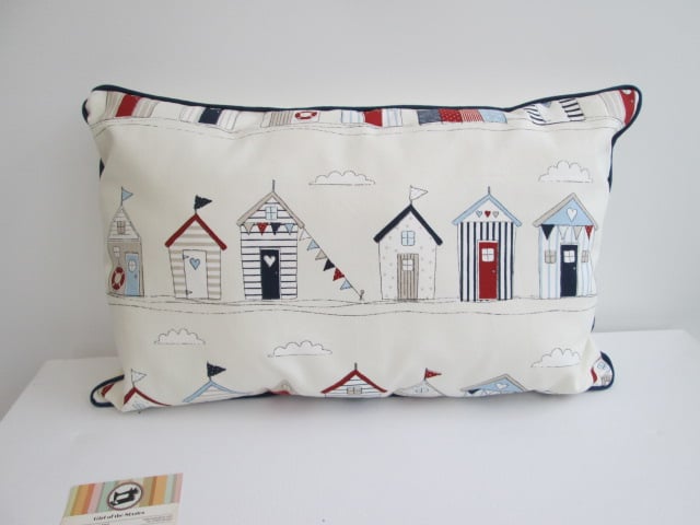 Beach Huts  Cushion 