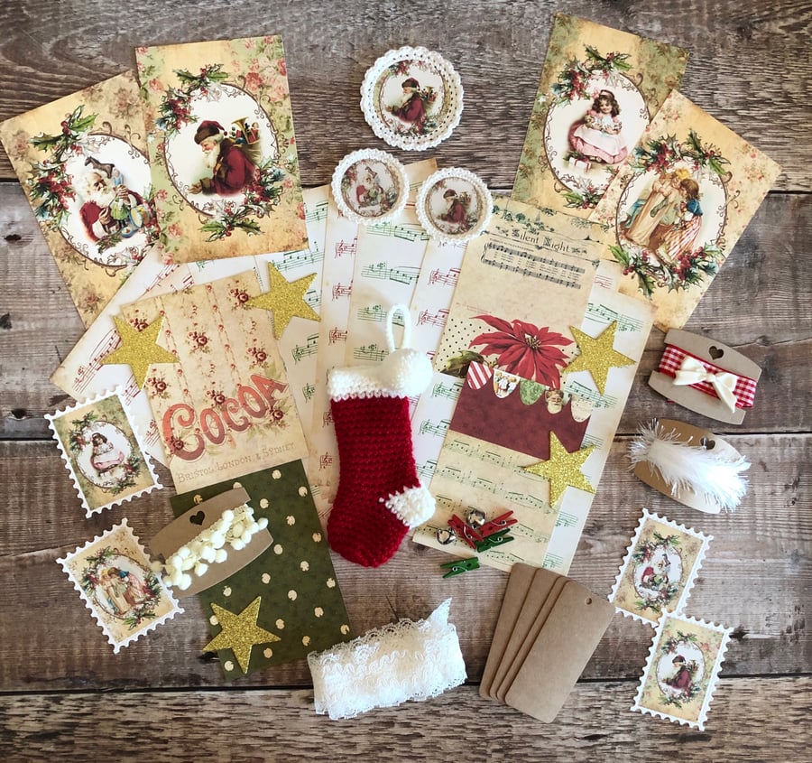 Vintage style Christmas inspiration kit