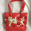 Poppies Shoulder Bag, Red Handbag, Stunning Shoulder Bag, Gift Ideas.