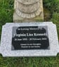 Granite Grave Marker Flat Grave Plaque Memorial Plaque Gravestone Headstone - Image 2