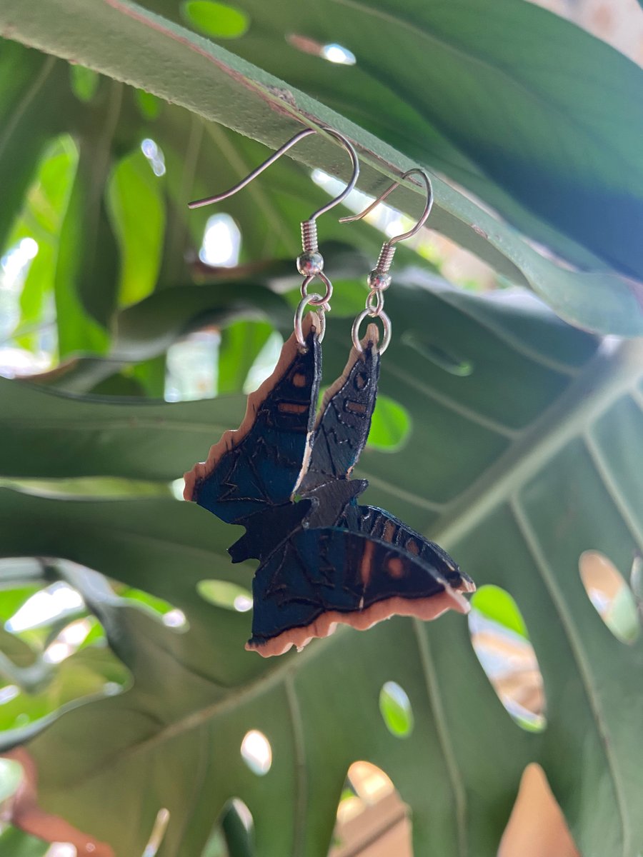 Butterfly Earrings (blue)