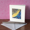 ‘Sea and Sun’ printed blank Art Card. 