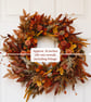 Handmade Autumn Door Wreath - English Country Floral Wreath - Seasonal Decor - Image 7