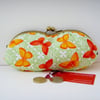 Moda Butterflies  Purse Glasses case