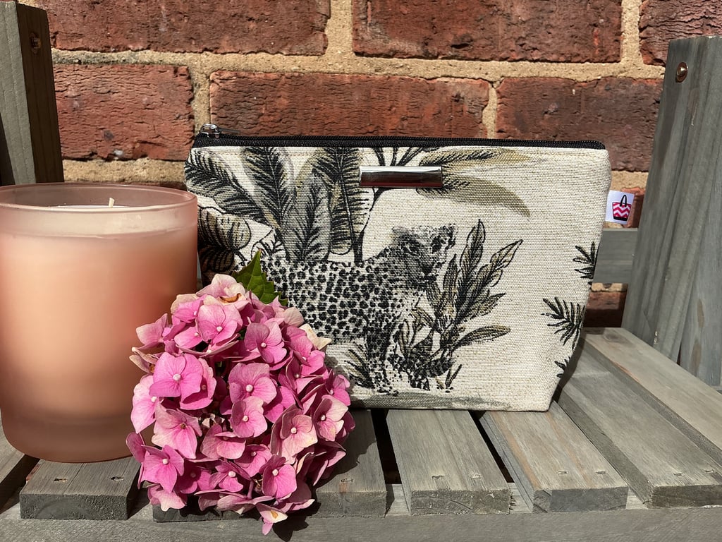 Jungle Print Zip Pouch