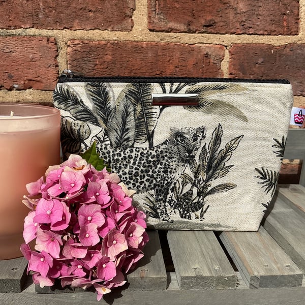 Jungle Print Zip Pouch