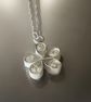 Silver Daisy Filigree Necklace - Image 2