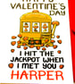 Valentine's Personalised Card, Customised I Hit The Jackpot Love Card - Image 3