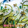WORKSHOP Sunday 23rd August 2026 10am - 12pm - Fused Glass Floral Curve
