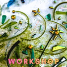 WORKSHOP Sunday 23rd August 2026 10am - 12pm - Fused Glass Floral Curve