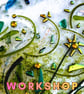 WORKSHOP Sunday 23rd August 2026 10am - 12pm - Fused Glass Floral Curve