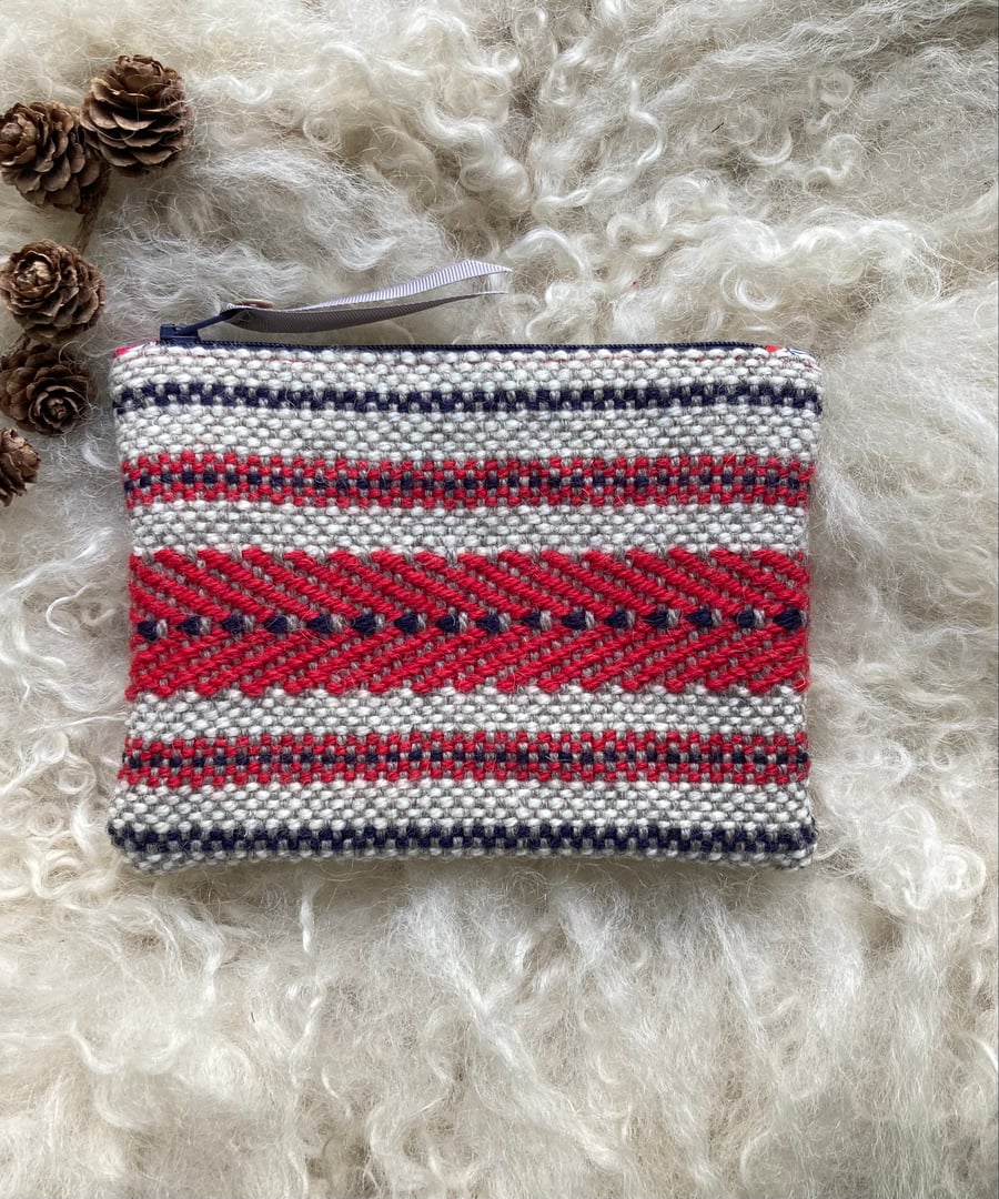 Mini Pouch - Rosy Red