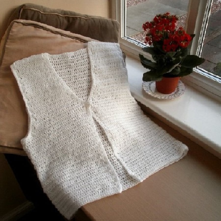 CROCHET PATTERN PDF Simple Crochet Vest
