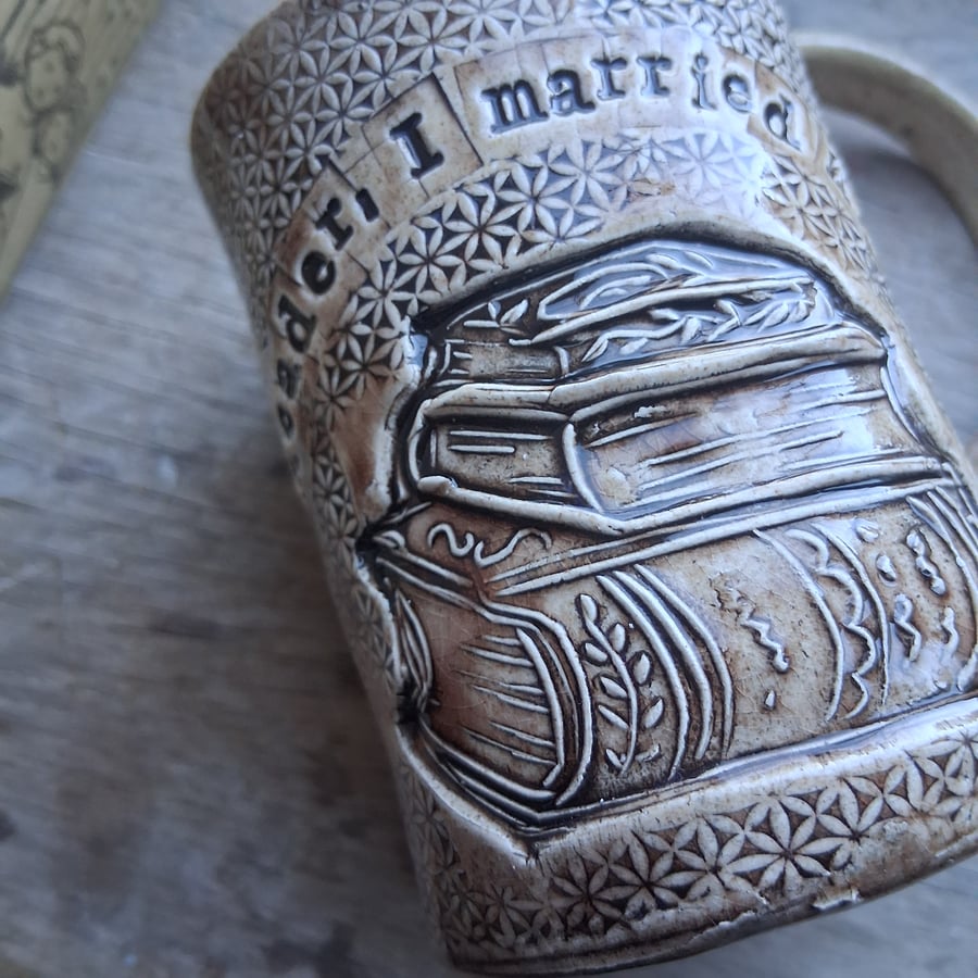 Coffee mug quote Ceramic handmade