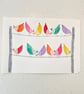 Bright Birds Dawn Chorus watercolour original artwork. Size A4  - Image 2