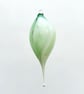 Blown Glass Green Bauble Decoration - Image 7