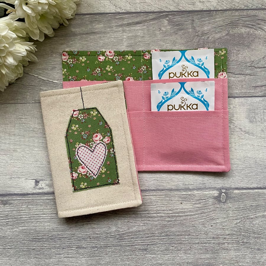 Tea bag wallet, tea bag storage 