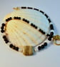 Obsidian Necklace With Silver Leaf Jasper And New Jade - Handmade In Devon - Image 6