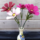 Felt cosmos flower