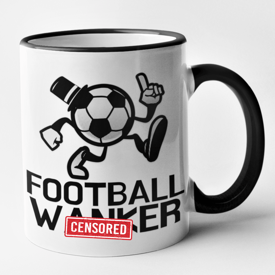 Football W..ker Mug Rude Funny Novelty Coffee Cup Birthday Present Gift 