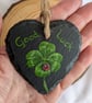 Good Luck Hanging Slate Painting, Small - Image 2