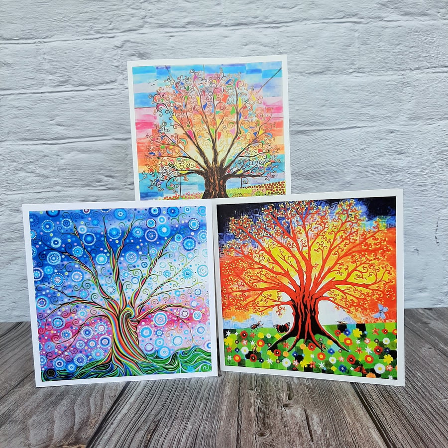 Tree of Life Art Greeting Card Pack
