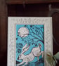 'Hare Moon' Lino Print - Image 2